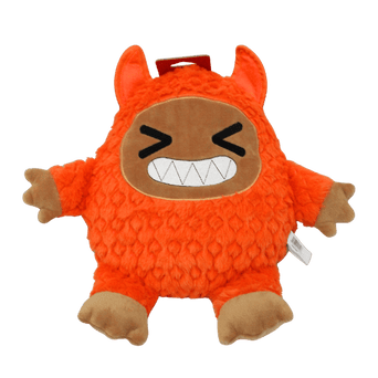 Silver Paw Silver Paw Seemz Heavy-Duty Orange Monster Dog Toy