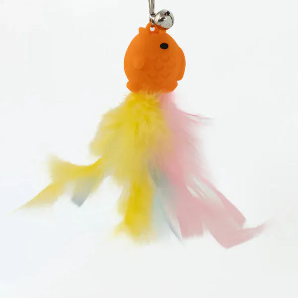 Silver Paw Silver Paw Silliez Silicone White & Orange Fish Refill Cat Toy 2-Pack