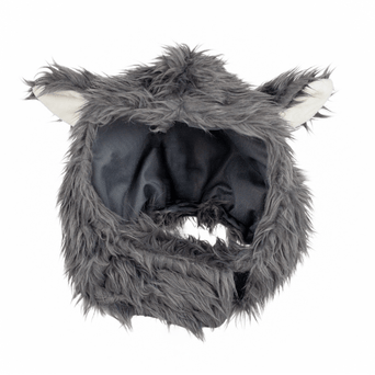 Silver Paw Silver Paw Wolf Head Piece Halloween Pet Costume