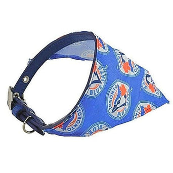 Silver Paw Silverpaw Bandana Collar, Toronto Blue Jays