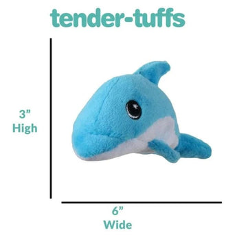 Smart Pet Love tender-tuffs Tiny Dolphin Plush Dog Toy