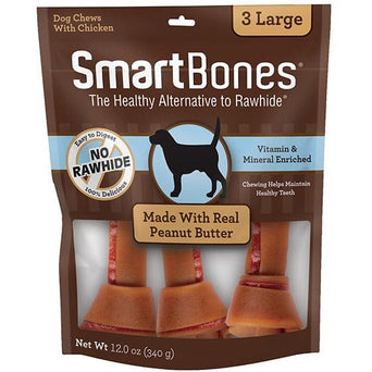 SmartBones SmartBones Peanut Butter Flavoured Bone Chews for Dogs