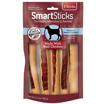 SmartBones SmartSticks Chicken Flavoured Chews for Dogs 5-Pack