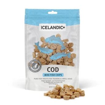 Snack 21 Icelandic+ Cod Chips Mini Fish Chips Dog Treat