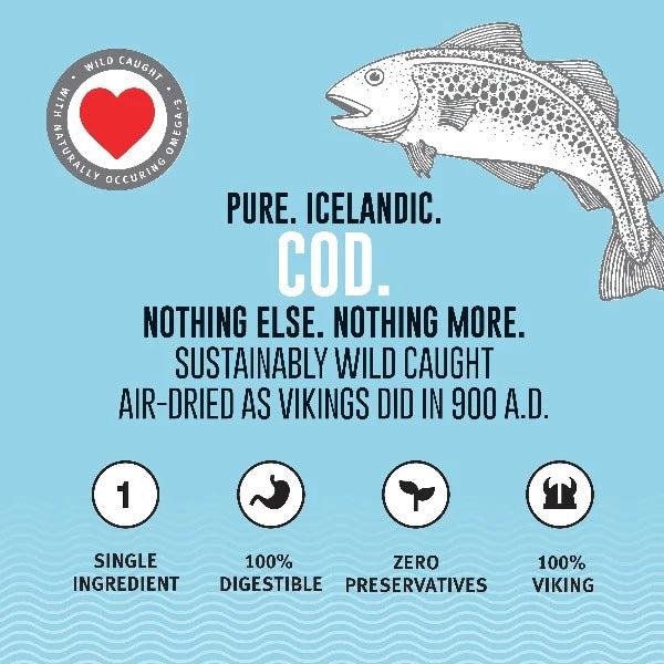 Snack 21 Icelandic+ Cod Chips Mini Fish Chips Dog Treat