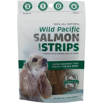 Snack 21 Snack 21 Wild Pacific Salmon Strips Treat for Dogs