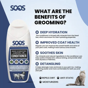 Soos Soos Pets Deep Hydrating Leave-In Pet Conditioner