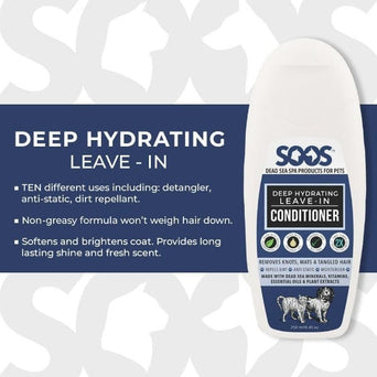 Soos Soos Pets Deep Hydrating Leave-In Pet Conditioner