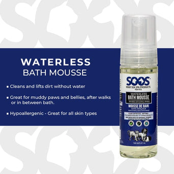 Soos Soos Pets Hypoallergenic Waterless Pet Bath Mousse