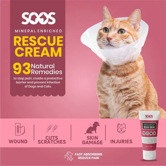 Soos Soos Pets Mineral Enriched Rescue Cream For Dogs & Cats