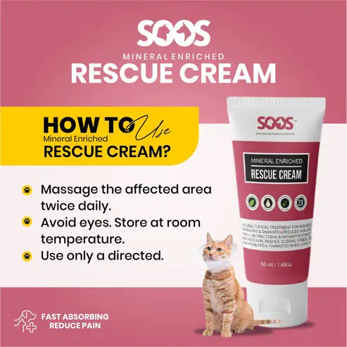 Soos Soos Pets Mineral Enriched Rescue Cream For Dogs & Cats