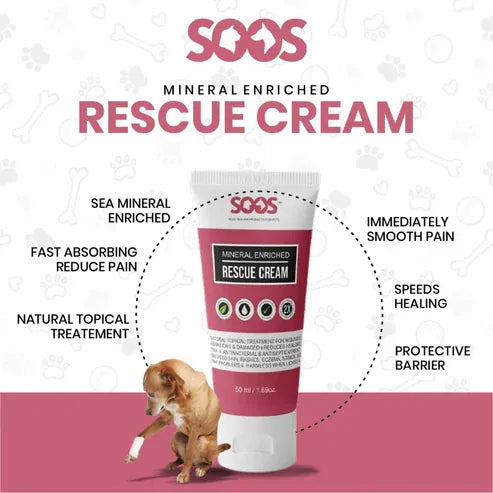 Soos Soos Pets Mineral Enriched Rescue Cream For Dogs & Cats