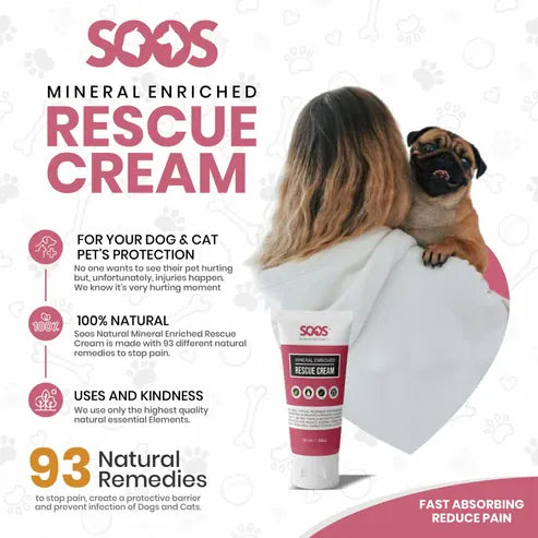 Soos Soos Pets Mineral Enriched Rescue Cream For Dogs & Cats