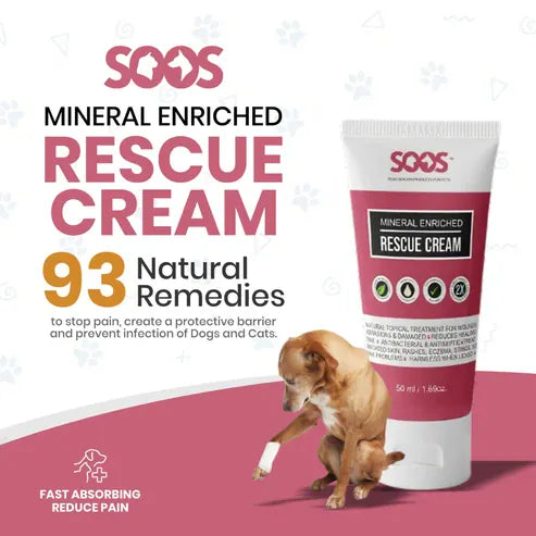 Soos Soos Pets Mineral Enriched Rescue Cream For Dogs & Cats