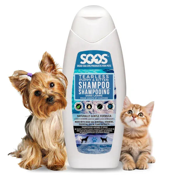 Soos Soos Pets Natural Dead Sea Tearless Puppy & Kitten Pet Shampoo