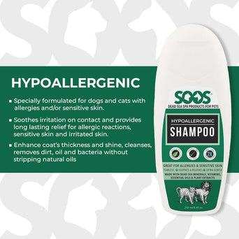 Soos Soos Pets Natural Hypoallergenic Shampoo