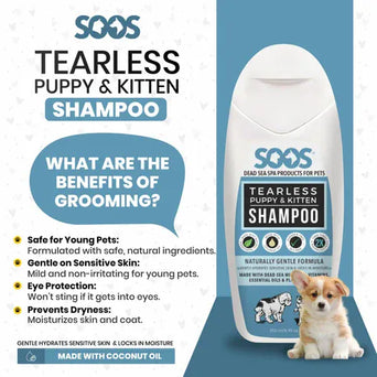 Soos Soos Pets Tearless Puppy & Kitten Shampoo