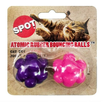Spot Spot Atomic Bouncing Balls Cat Toy 2-Pack
