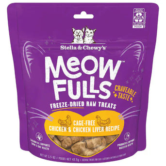 Stella & Chewy's Stella & Chewy's Meowfulls Chicken & Chicken Liver Cat Treats