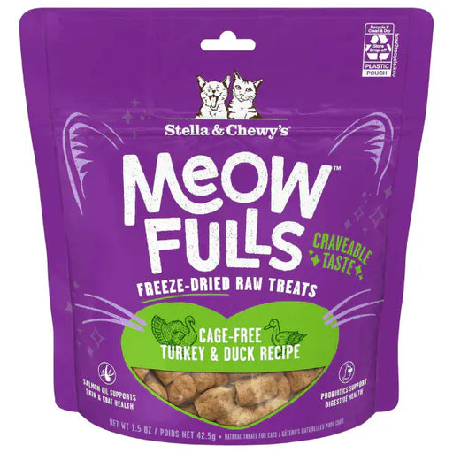 Stella & Chewy's Meowfulls Turkey & Duck Cat Treats
