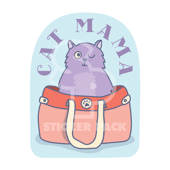Sticker Pack Sticker Pack Cat Mama; Small Sticker