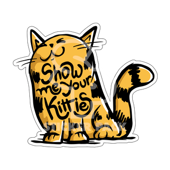 Sticker Pack Sticker Pack Cat Sayings - Show Me Your Kitties; Small Sticker