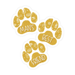 Sticker Pack Sticker Pack Dog Sayings - Man's Best Friend; Large Sticker