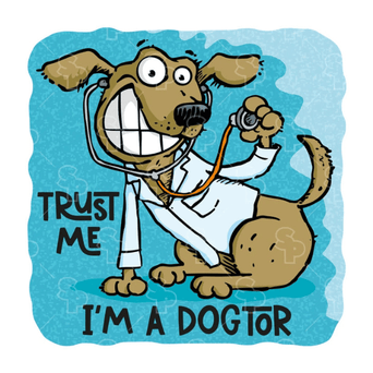 Sticker Pack Sticker Pack Dog Sayings - Trust me, I'm a Dogtor; Large Sticker