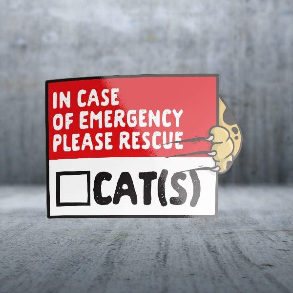Sticker Pack Emergency Cat Rescue; Large Sticker – Petland Canada