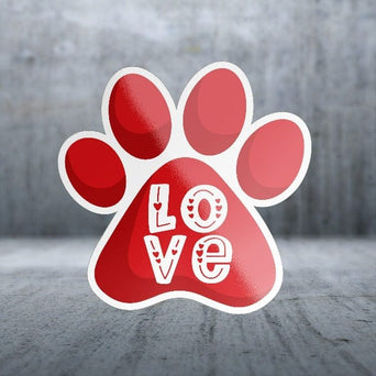 Sticker Pack Sticker Pack Love Paw; Large Sticker