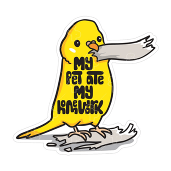 Sticker Pack Sticker Pack Pets - Ate My Homework; Large Sticker