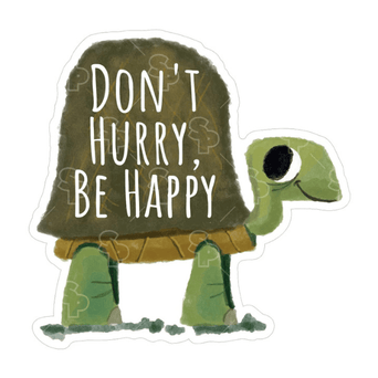 Sticker Pack Sticker Pack Pets - Don't Hurry, Be Happy; Small Sticker