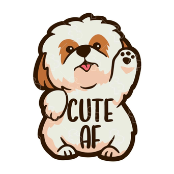 Sticker Pack Sticker Pack Sayings - Cute Af; Small Sticker