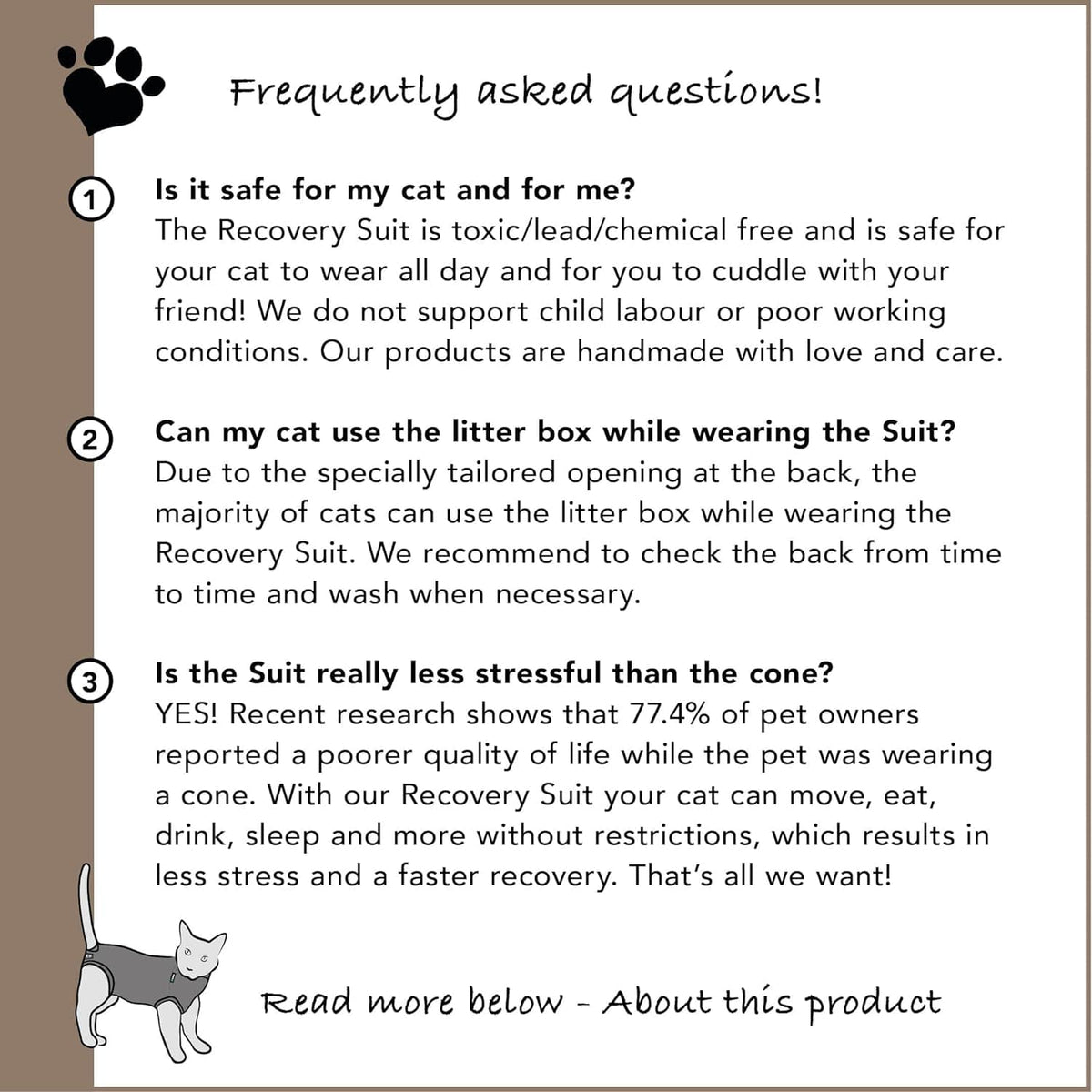 Suitical Suitical Recovery Suit for Cats