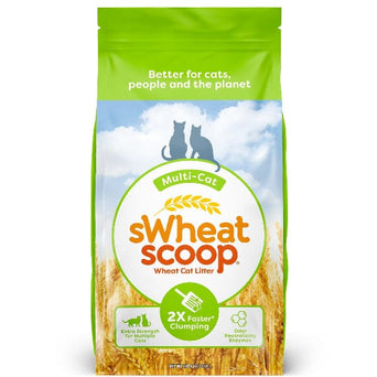 sWheat Scoop sWheat Scoop Multi-Cat Clumping Wheat Cat Litter