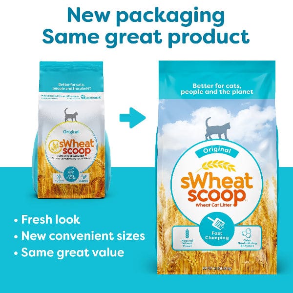 sWheat Scoop sWheat Scoop Original Fast Clumping Wheat Cat Litter