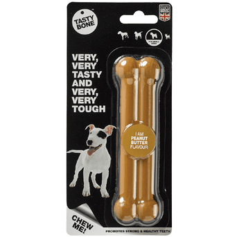 TastyBone TastyBone Peanut Butter Flavour Nylon Bone for Dogs