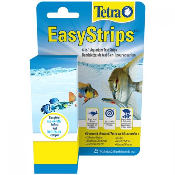 Tetra EasyStrips 6-in-1 Aquarium Test Strips – Petland Canada