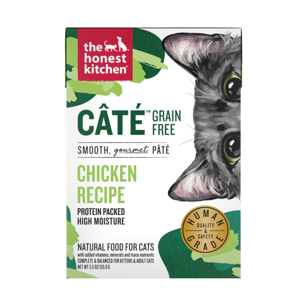 The Honest Kitchen Cate Grain Free Chicken Pate Wet Cat Food Best By May 4 2024