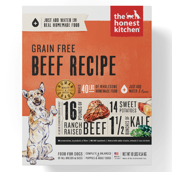 The Honest Kitchen Grain Free Beef Recipe Love Dehydrated Dog Food SPECIAL ORDER ITEM