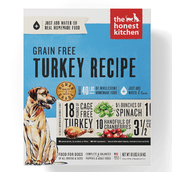 The Honest Kitchen The Honest Kitchen Grain Free Turkey Recipe Dehydrated Dog Food