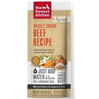 The Honest Kitchen The Honest Kitchen Whole Grain Beef Recipe Dehydrated Dog Food