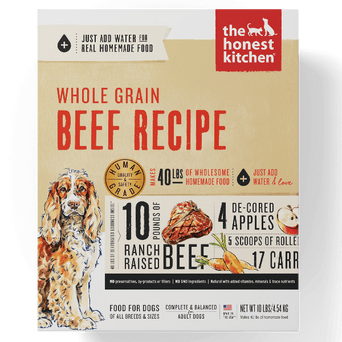 The Honest Kitchen The Honest Kitchen Whole Grain Beef Recipe Dehydrated Dog Food