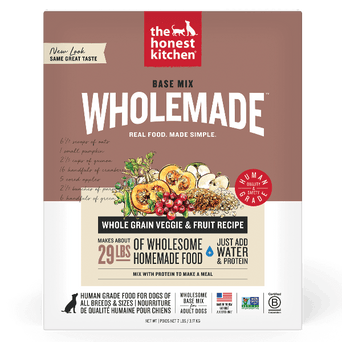 The Honest Kitchen The Honest Kitchen WholeMade | Base Mix Whole Grain Veggie & Fruit Dehydrated Dog Food (SPECIAL ORDER ITEM)