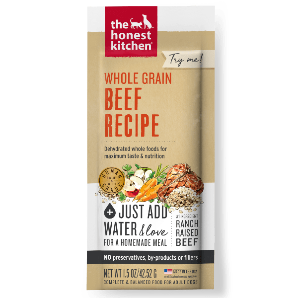 The Honest Kitchen The Honest Kitchen WholeMade | Whole Grain Beef Recipe Dehydrated Dog Food