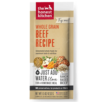 The Honest Kitchen The Honest Kitchen WholeMade | Whole Grain Beef Recipe Dehydrated Dog Food