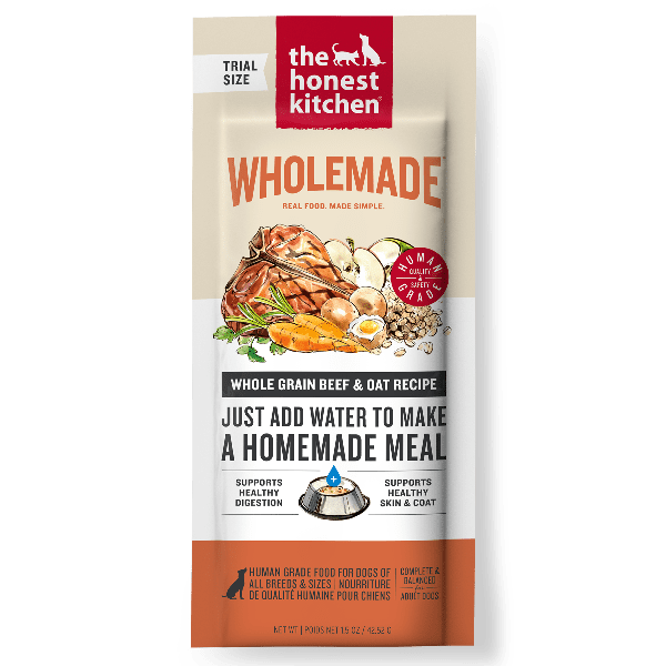 The Honest Kitchen The Honest Kitchen WholeMade | Whole Grain Beef Recipe Dehydrated Dog Food