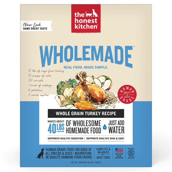 The Honest Kitchen The Honest Kitchen WholeMade | Whole Grain Turkey Recipe Dehydrated Dog Food, 10lb (SPECIAL ORDER ITEM)