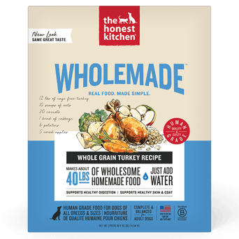 The Honest Kitchen The Honest Kitchen WholeMade | Whole Grain Turkey Recipe Dehydrated Dog Food, 10lb (SPECIAL ORDER ITEM)