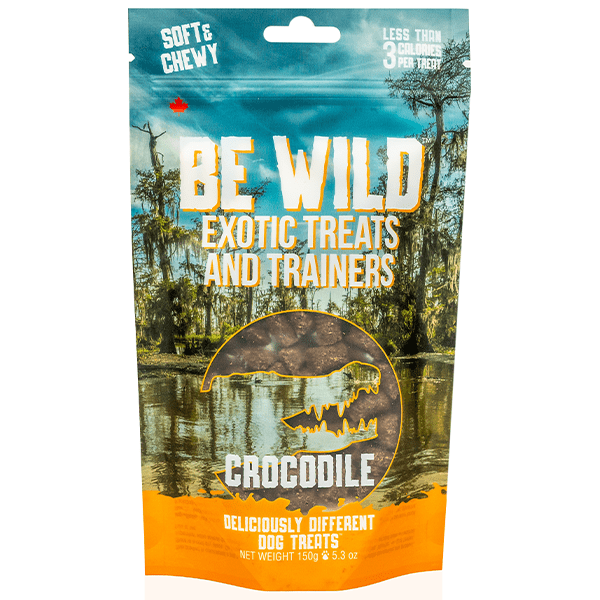 this that Canine Co. Be Wild Treats and Trainers Crocodile Dog Treats